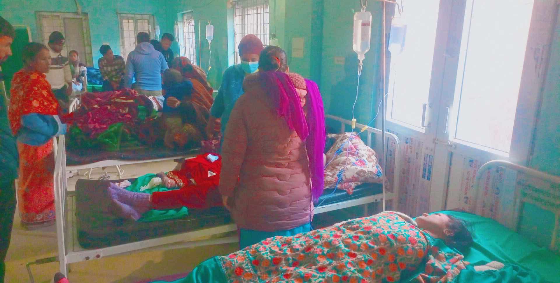 जाजरकोटको नलगाड नगरपालिका–८ बगारमा अटो दुर्घटना, २ बालकसहित ७ जना घाइते